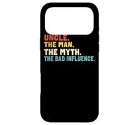 Custodia per iPhone 17 Pro Max Retro Vintage Uncle the Man the Myth the Bad Influence
