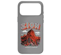 Custodia per iPhone 17 Pro Max Retro Zion National Park Vintage Style Angels Landing Utah