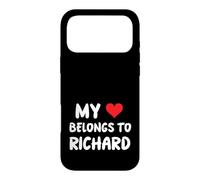 Custodia per iPhone 17 Pro Max Richard - Il mio cuore appartiene a Richard - Amore