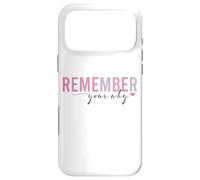 Custodia per iPhone 17 Pro Max Ricorda la tua mentalità positiva motivazionale