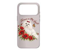 Custodia per iPhone 17 Pro Max Ricordo dei memoriali floreali degli animali domestici del