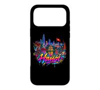 Custodia per iPhone 17 Pro Max Ricordo dell'orizzonte della città di Hanoi - Graffiti