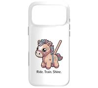 Custodia per iPhone 17 Pro Max Ride Train Shine Cute Pony - Attrezzo per equitazione