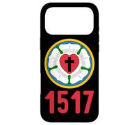 Custodia per iPhone 17 Pro Max Riforma protestante luterana del 1517 Martin Lutero Rose