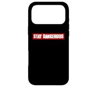 Custodia per iPhone 17 Pro Max RIMANI PERICOLOSO Audace, tagliente, fiducioso, impavido