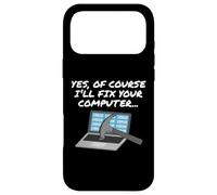 Custodia per iPhone 17 Pro Max Ripara il tuo computer, tecnico IT Divertente