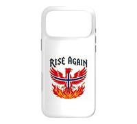 Custodia per iPhone 17 Pro Max Rise Again Norvegia Bandiera Phoenix From Flames Norse Firebird