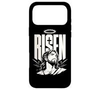 Custodia per iPhone 17 Pro Max Risen Jesus Christian Resurrection Anime Manga Fede