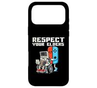 Custodia per iPhone 17 Pro Max Rispetta i tuoi anziani - Videogiochi per giocatori amanti del gioco