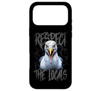 Custodia per iPhone 17 Pro Max Rispetta la gente del posto Divertente Seagull Seaside