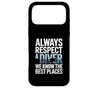 Custodia per iPhone 17 Pro Max Rispetta sempre un subacqueo Conosciamo i posti migliori