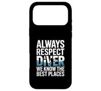 Custodia per iPhone 17 Pro Max Rispetta sempre un subacqueo Conosciamo i posti migliori