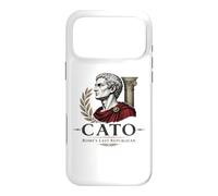 Custodia per iPhone 17 Pro Max Ritratto del senatore stoico di Catone il Giovane Roma Antica