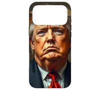 Custodia per iPhone 17 Pro Max Ritratto di movimento artistico in stile barocco Donald Trump