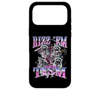 Custodia per iPhone 17 Pro Max Rizz Em With The Tism Funny Autism Meme Autistic Racoon