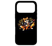 Custodia per iPhone 17 Pro Max Rocking Fox Chitarra Mascotte Grafica