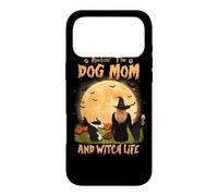 Custodia per iPhone 17 Pro Max Rocking The Dog Mom And Witch Life Bull Terrier Halloween