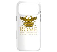 Custodia per iPhone 17 Pro Max Roma mi rende felice - SPQR Legionary Eagle - Storia Romana