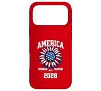 Custodia per iPhone 17 Pro Max Ron Paul Thomas Massie Election 2028 President American Flag