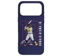 Custodia per iPhone 17 Pro Max Ronald Acuna Jr. | Giocatori MLB Atlanta Baseball | MLBRAC3003