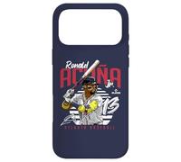 Custodia per iPhone 17 Pro Max Ronald Acuna Jr. | Giocatori MLB Atlanta Baseball | MLBRAC3004