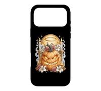 Custodia per iPhone 17 Pro Max Rose religiose cristiane di Halloween Jack O Lantern Coquette