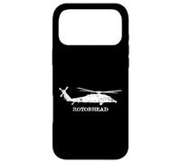 Custodia per iPhone 17 Pro Max Rotorhead MH-60 elicottero invecchiato Silhouette Design