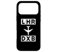 Custodia per iPhone 17 Pro Max Rotta aerea LHR per DXB Londra Dubai