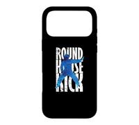 Custodia per iPhone 17 Pro Max Round House Kick Boxing Taekwondo