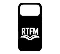 Custodia per iPhone 17 Pro Max RTFM Funny Daying Leggi il manuale Tech Humor