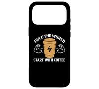 Custodia per iPhone 17 Pro Max Rule The World Star With Coffee Baristas Funny Coffee Lover