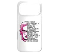 Custodia per iPhone 17 Pro Max Ruth Bader Ginsburg LA DECISIONE RBG Meme Pro Choice SUL RETRO