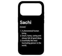 Custodia per iPhone 17 Pro Max Sachi Definizione del nome Dizionario divertente