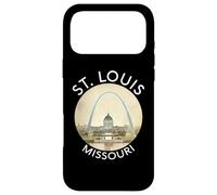 Custodia per iPhone 17 Pro Max Saint Louis Missouri Gateway Arch retrò Mississippi River Lou