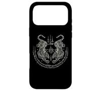Custodia per iPhone 17 Pro Max Sak Yant Twin Tiger - Muay Thai Magical Tattoo Strength