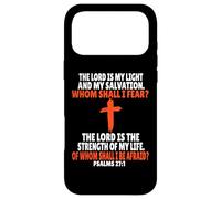 Custodia per iPhone 17 Pro Max Salmi 27:1 Versetti della Bibbia Scrittura