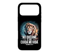 Custodia per iPhone 17 Pro Max Salmo 121:4 - No duerme el que cuida mi vida Christian
