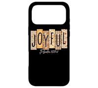 Custodia per iPhone 17 Pro Max Salmo gioioso 107:1 Fede autunnale del Ringraziamento