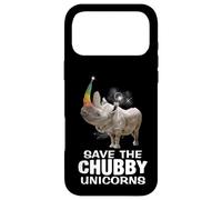 Custodia per iPhone 17 Pro Max Salva gli unicorni paffuti ~ Funny Rhino