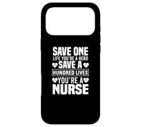Custodia per iPhone 17 Pro Max Salva una vita Sei un eroe Salva 100 vite - Funny Nurse