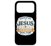 Custodia per iPhone 17 Pro Max Salvato da Gesù e un fantastico medico medico Christian Dio