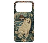Custodia per iPhone 17 Pro Max Samoiedo nelle Alpi con Winter Chalet