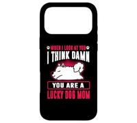 Custodia per iPhone 17 Pro Max Samoyed You Are A Lucky Dog Mom Funny Puppy Dogs Lovers