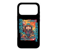 Custodia per iPhone 17 Pro Max Samurai giapponese Boba Tea Warrior Ukiyo Bubble Tea Samurai