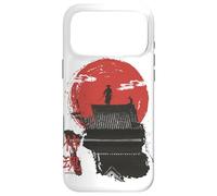 Custodia per iPhone 17 Pro Max Samurai Guerriero Anima in giapponese Retro vaporwave harajuku