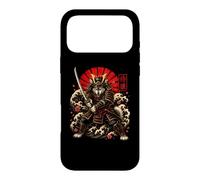 Custodia per iPhone 17 Pro Max Samurai Lupo Guerriero Giapponese Katana Art