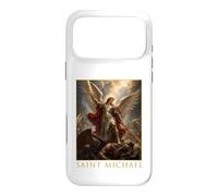 Custodia per iPhone 17 Pro Max San Michele Arcangelo Spada E Scudo Icona Arte Fede