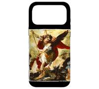 Custodia per iPhone 17 Pro Max San Michele espellendo Lucifero e Angeli caduti cristiani