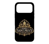 Custodia per iPhone 17 Pro Max San Pio X Papa Cattolico Santa Messa Latina Tradizionale