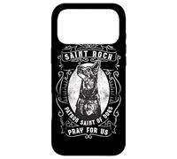 Custodia per iPhone 17 Pro Max San Roch Cane Patrono dei Cani Amanti degli Animali Domestici Preghiera Cattolica